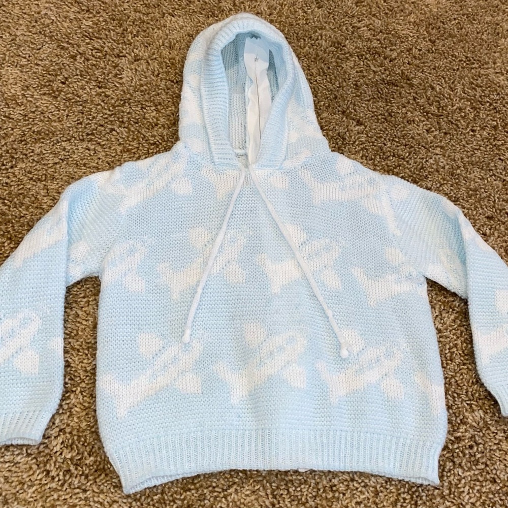 Vintage Baby Boy 6-9m Airplane Sweater